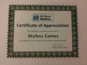 All About Abilities Certificate